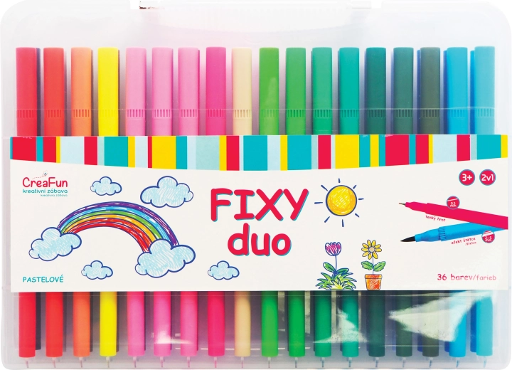 CreaFun duo fixy 36 barev