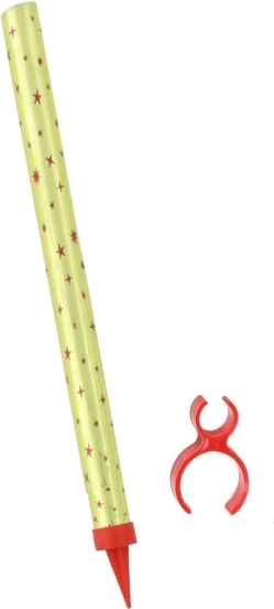 Zlatá party fontána s držákem na láhev 70 sekund 25 cm