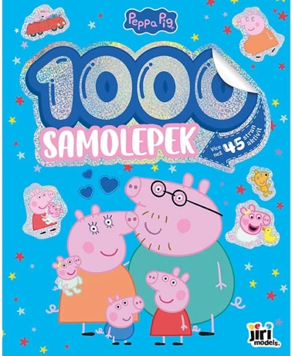 1000 samolepek s aktivitami Prasátko Peppa