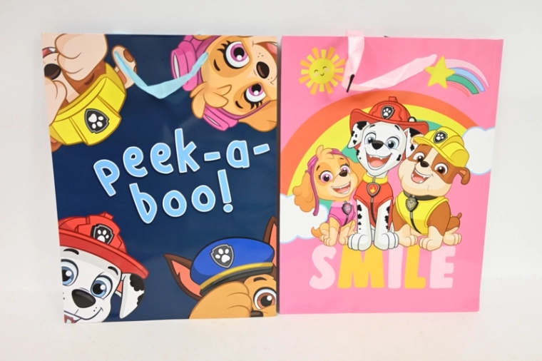 Papírová licenční taška s dětskými motivy 34 × 26 cm