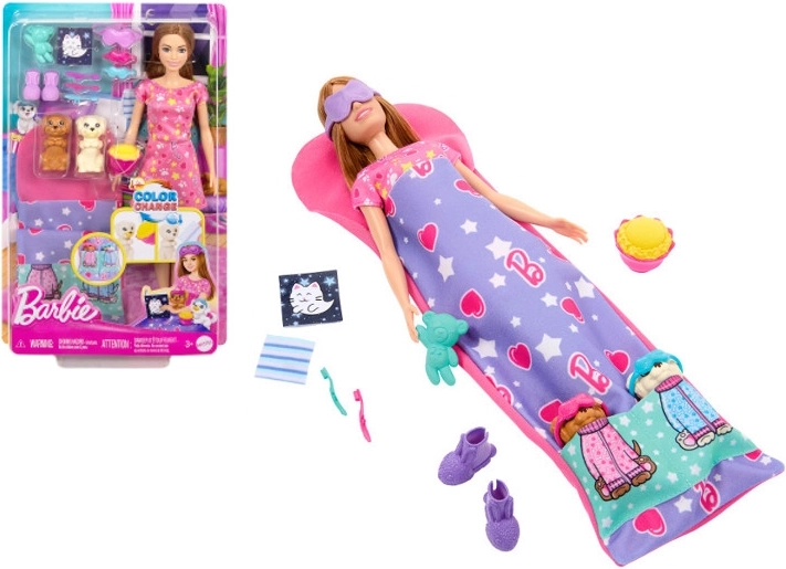 Barbie – pyžamová párty se štěňátky