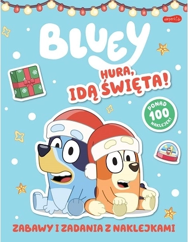 Bluey: Hurá, blíží se Vánoce! – kniha aktivit se samolepkami