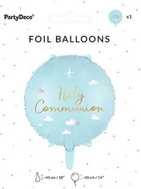 Fóliový balónek Holy Communion 45 cm mix