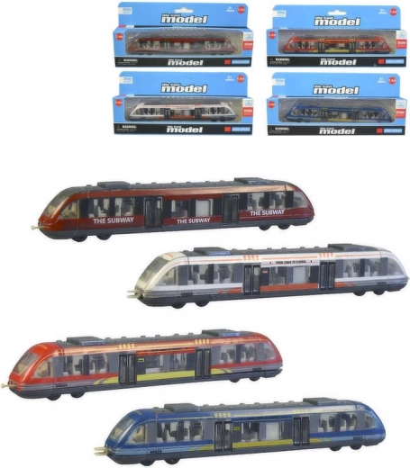 Kovová vlaková souprava metro 17 cm - 1 kus
