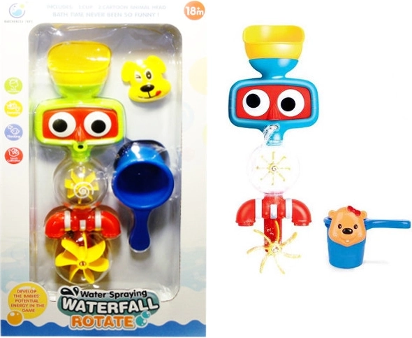Koupací hračka pro batolata s vodním kolotočem