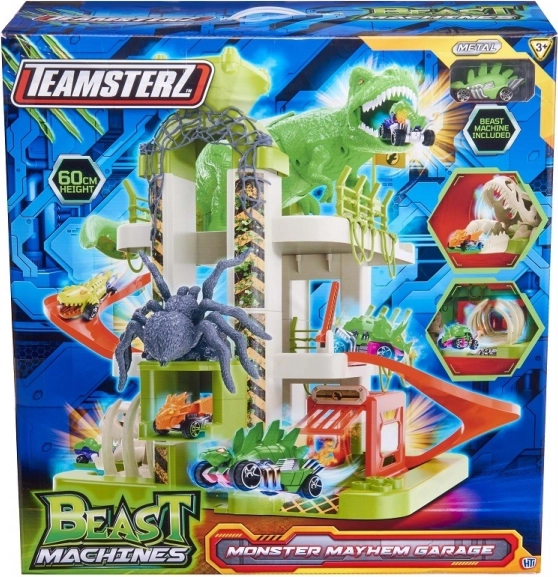 Teamsterz garáž Monster Mayhem s dinosauří pastí