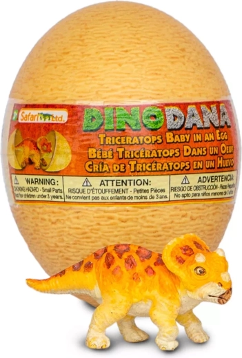 Safari Ltd. figurka triceratops mládě s vejcem s rozšířenou realitou