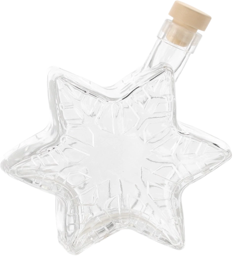 Láhev 500 ml s korkem 19 mm – sněhová vločka