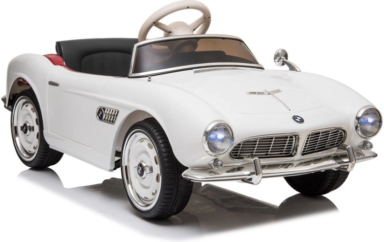 Elektrické autíčko BMW Retro – bílé