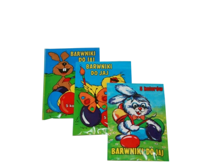 Barvy na velikonoční vajíčka Chemikol – sada 5 potravinářských barev