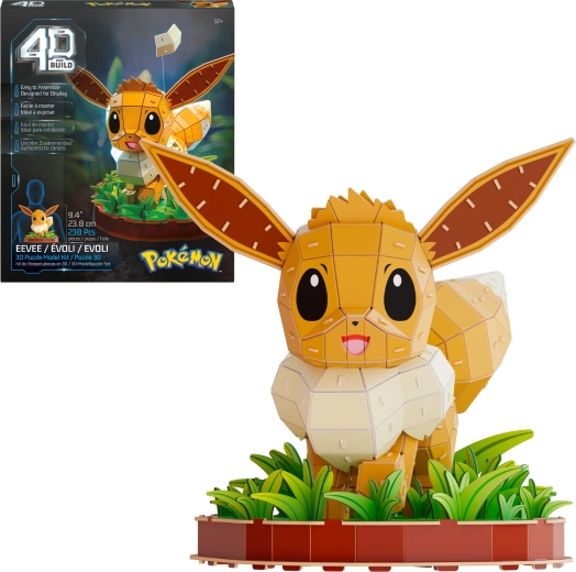 Spin Master 4D Build Pokémon Eevee 3D puzzle model k sestavení