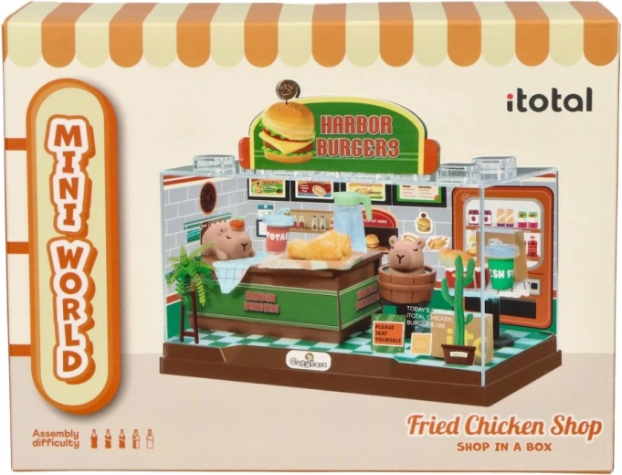 i-Total mini restaurace s burgery – unikátní DIY diorama