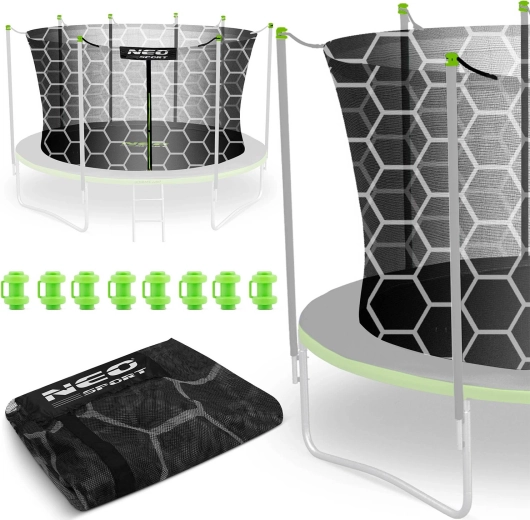 Neo-Sport vnitřní ochranná síť k trampolíně 465 cm (15 ft) pro 8 sloupků