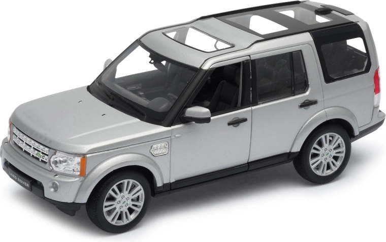 Welly Land Rover Discovery IV 1:24 stříbrné auto model