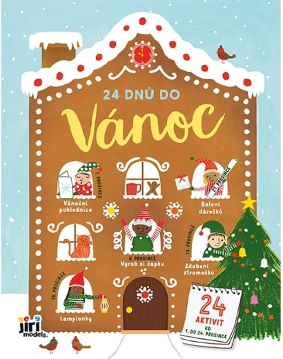 Adventní sešit s vánočními aktivitami na 24 dní