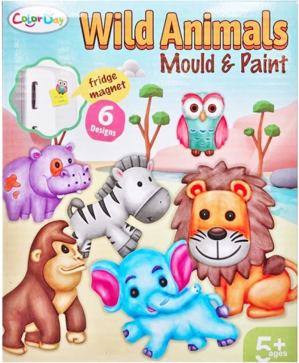 Sádrové odlitky s magnetem – zvířátka