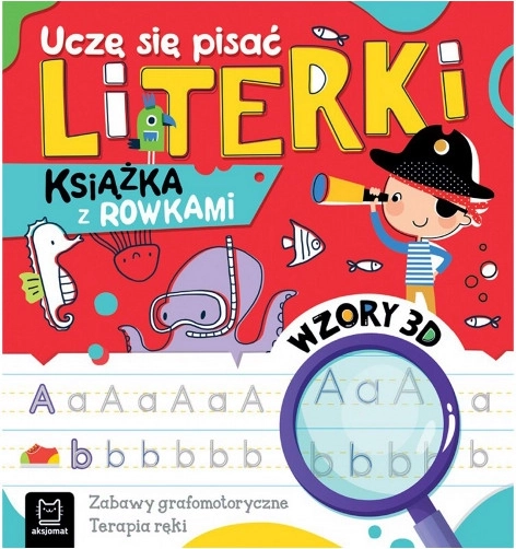 Učím se psát písmenka – kniha s drážkami
