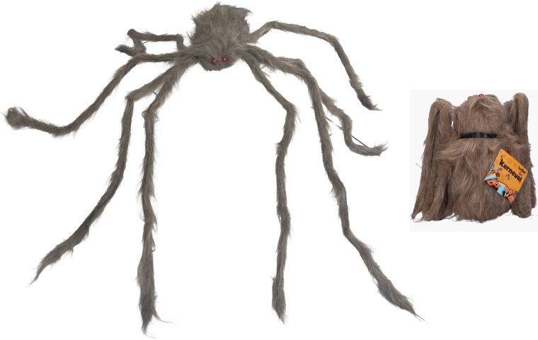 Halloween dekorace pavouk 150 cm