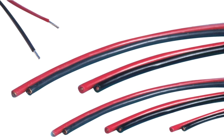 Silikonový vodič s izolací JAMARA 0,75 mm² černý, 100 m