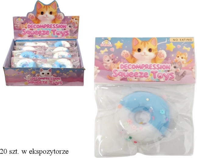 Antistresový mačkací donut