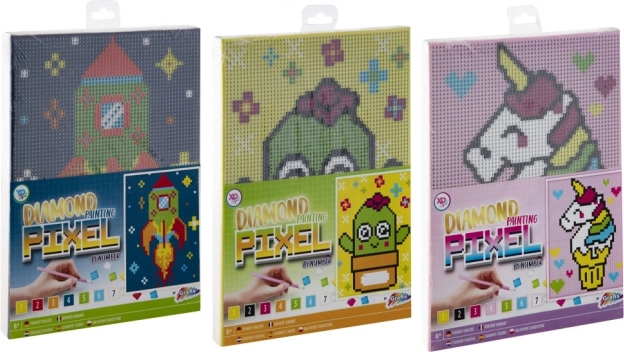 Diamantové malování na rámu Grafix Jednorožec 15x20cm