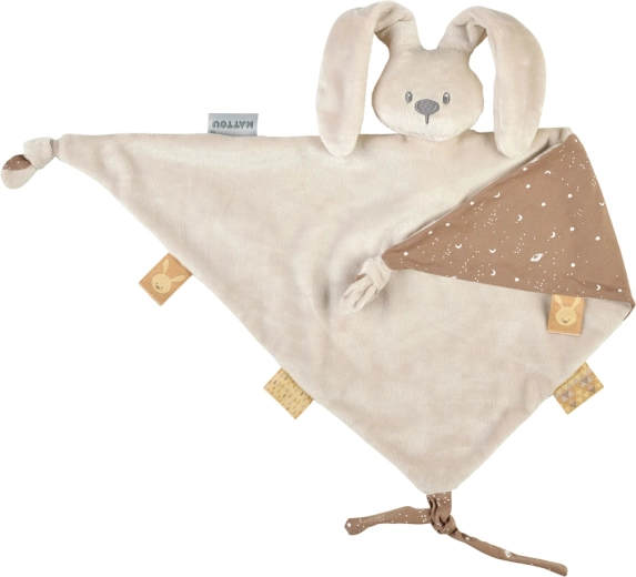 Nattou mazlíček Lapidou Glow pískový 65 × 40 cm