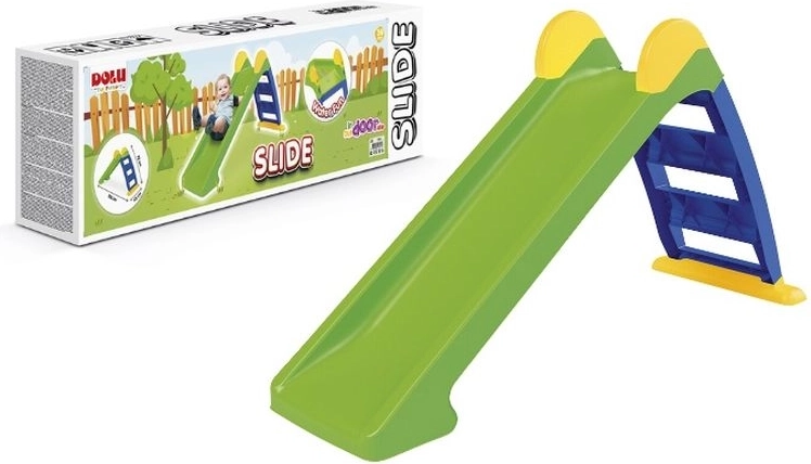 DOLU dětská skluzavka zeleno-modrá