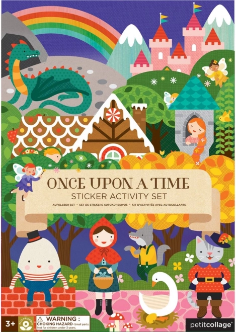 Znovupoužitelné samolepky se scénou Bylo nebylo – Petit Collage