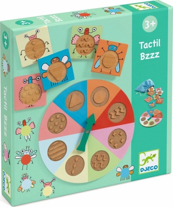 Djeco Dřevěná Hmatová Hra Tactil Bzzz