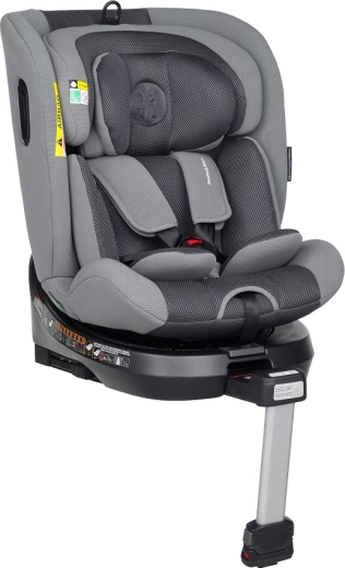 Autosedačka PETITE&MARS Twistguard Pro i-Size Grey Air, otočná 40–150 cm