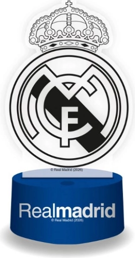 Dekorativní LED lampa Real Madrid v retro stylu
