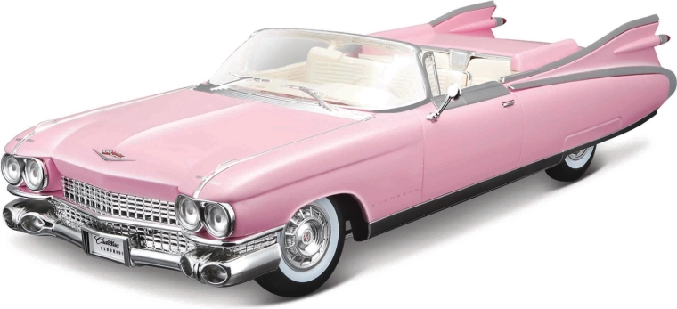 Maisto Cadillac Eldorado Biarritz 1959 růžový model auta 1:18