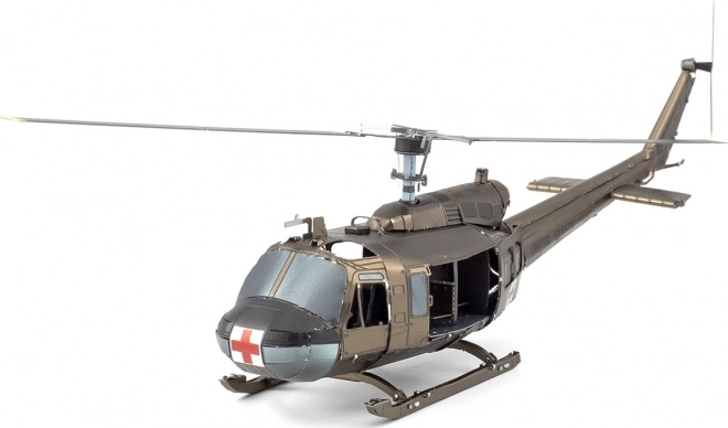 Kovové 3D puzzle vrtulník UH-1 HUEY – stavebnice METAL EARTH
