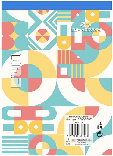 Blok CONCORDE A5 čistý, 50 listů