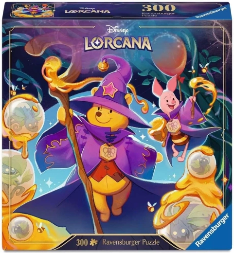 Ravensburger puzzle Disney Lorcana: Medvídek Pú a Prasátko 300 dílků