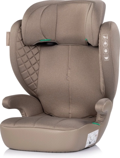 Chipolino Cyber i-Size autosedačka 100–150 cm béžová