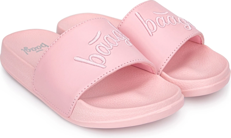 Baagl pantofle logo pink vel. 36