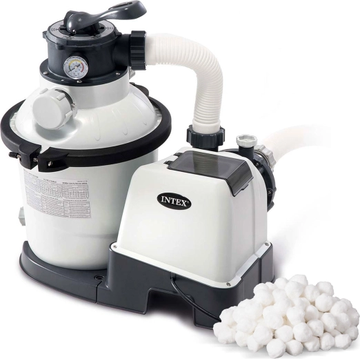 Písková filtrační pumpa s filtračními kuličkami 5700 l/h INTEX