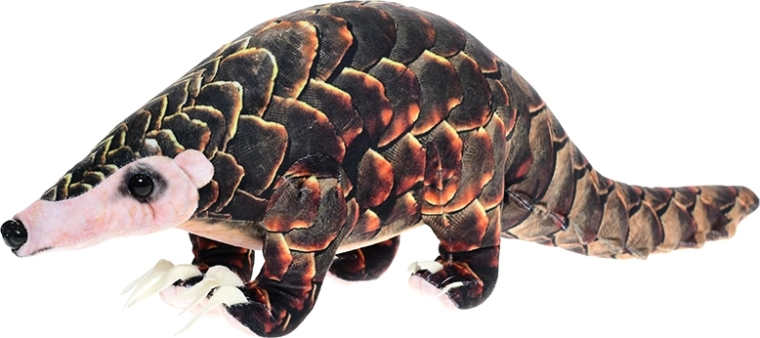 Plyšový luskoun 50 cm – realistická stojící hračka pro děti i dospělé