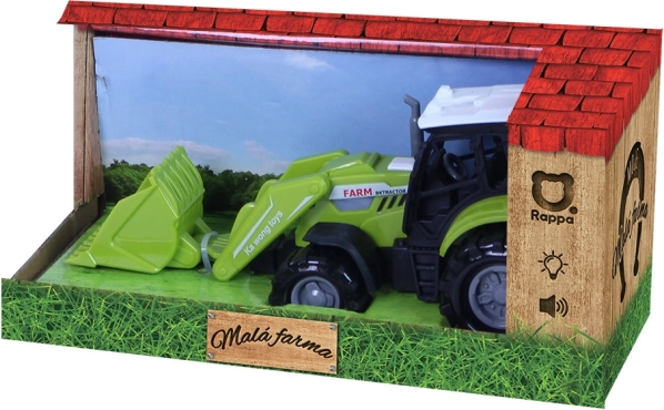 Dětský traktor se lžící se zvuky a světlem