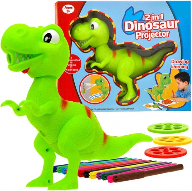 Dinosaurus T-rex projektor