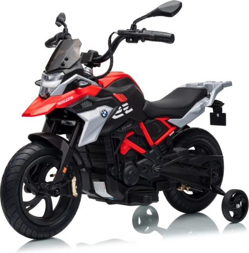 Dětská elektrická motorka BMW G310GS červená
