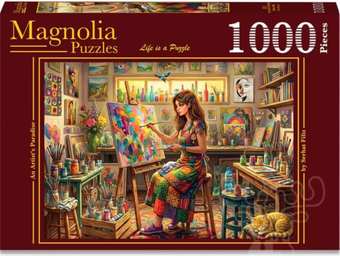Magnolia puzzle Umělcův ráj 1000 dílků