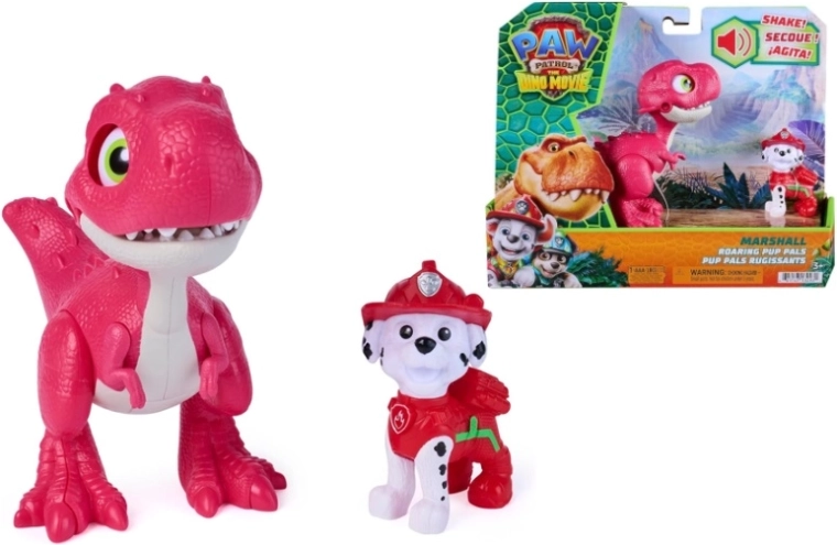 Figurka Spin Master PAW Patrol: Marshall s dinosauřím doplňkem