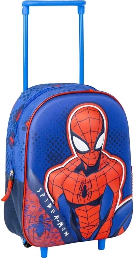 Cerda dětský batoh na kolečkách Spiderman 3D
