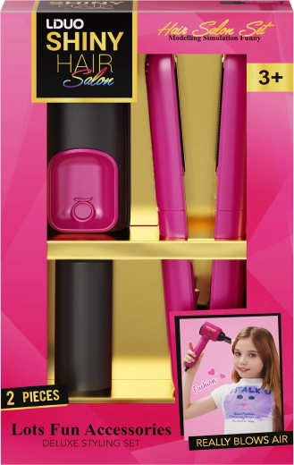 Kadeřnická sada se zvukem – 2dílná žehlička a doplňky
