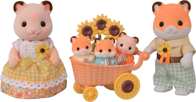 Rodina křečků Sylvanian Families