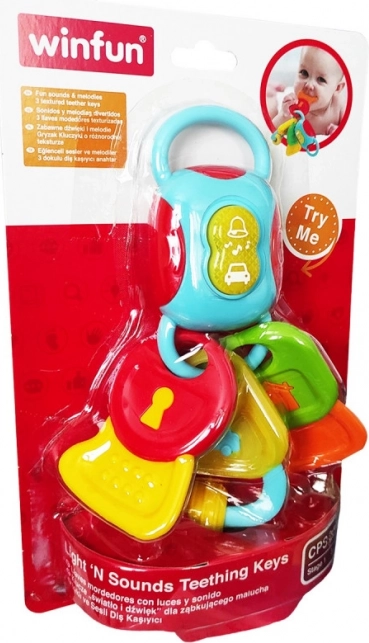 Hrkající kousátko klíčky se světly a zvuky