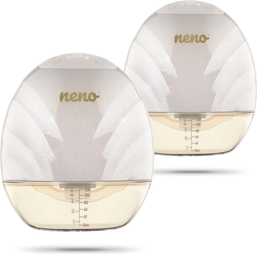 Neno Perla Twin bezdrátová odsávačka mateřského mléka handsfree, dvojitá