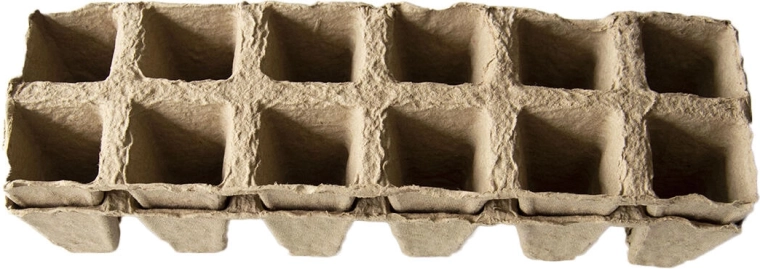 Papírové sadbovače 12 buněk (2 ks)